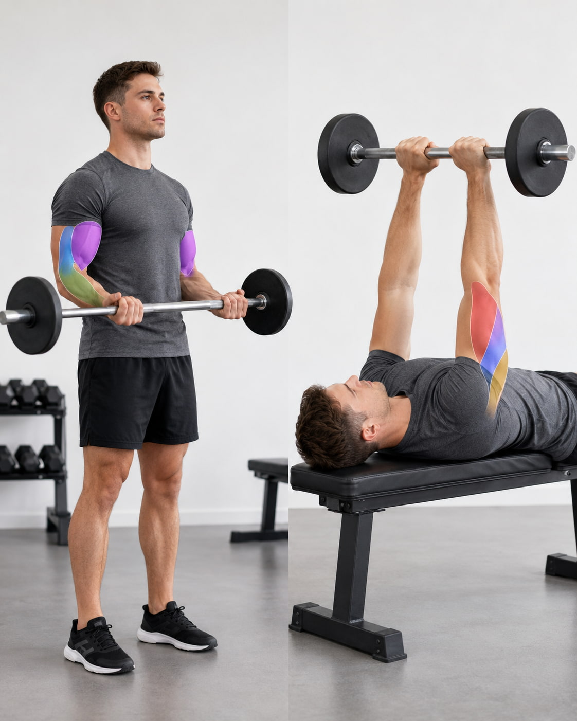 Muscles Worked by Barbell Arm Exercises