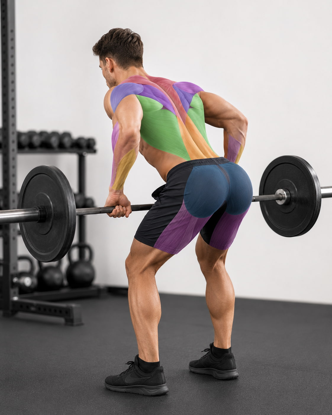 Muscles Worked by Barbell Back Exercises
