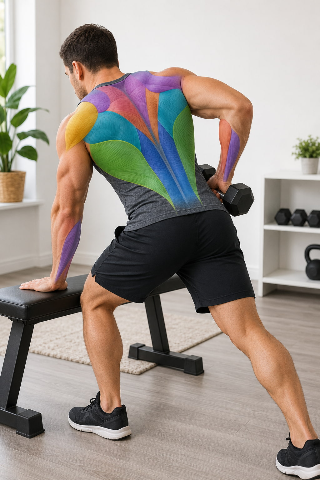 Muscles Worked by Dumbbell Back Exercises at Home