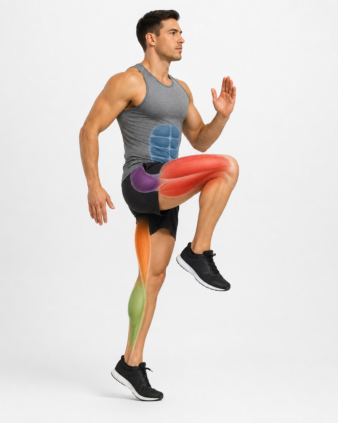 Muscles Worked by High Knees Exercise