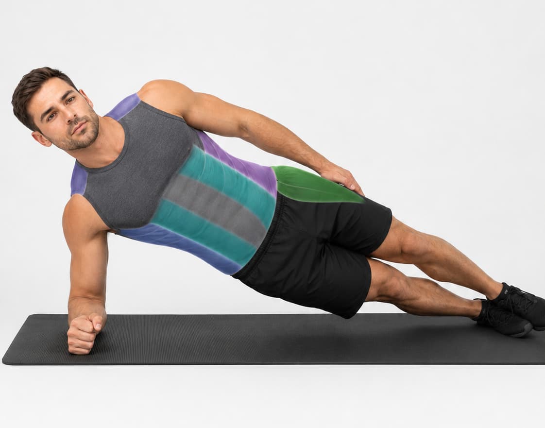 Muscles Worked by Side Plank Variations