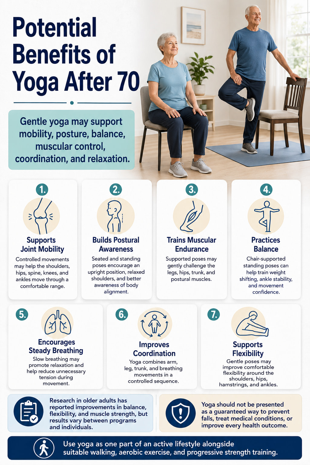 Potential Benefits of Yoga After 70