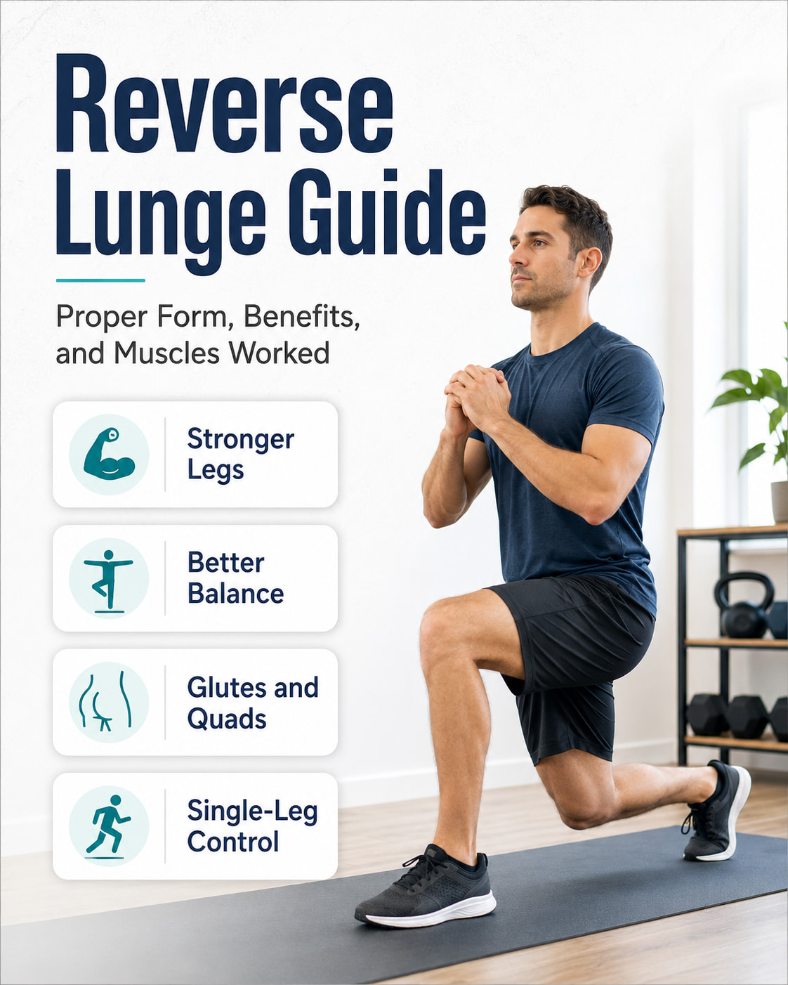 Reverse Lunge Guide: Form, Muscles Worked, and Benefits