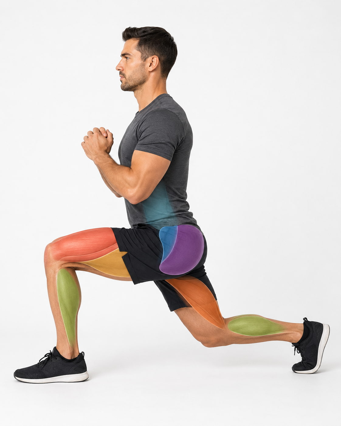 Reverse Lunge Muscles Worked