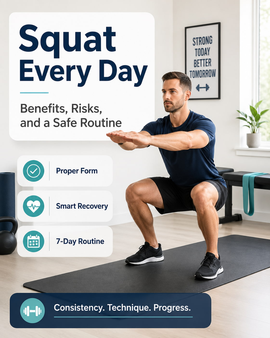 Squat Every Day: Benefits, Risks, and a Safe Routine