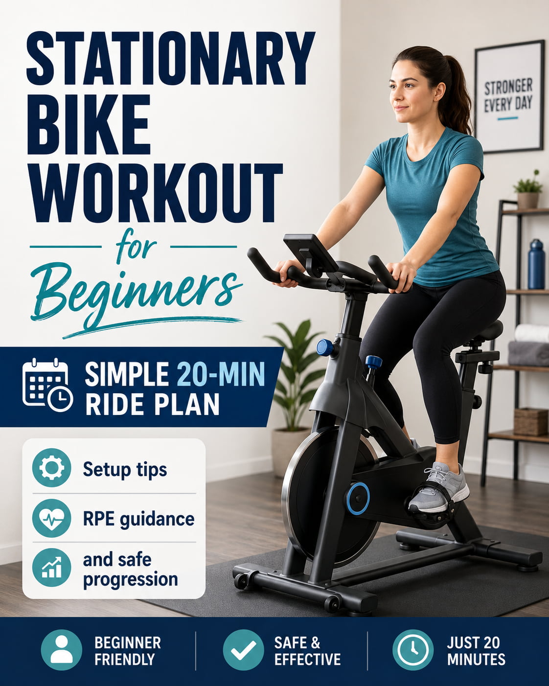 Stationary Bike Workout for Beginners
