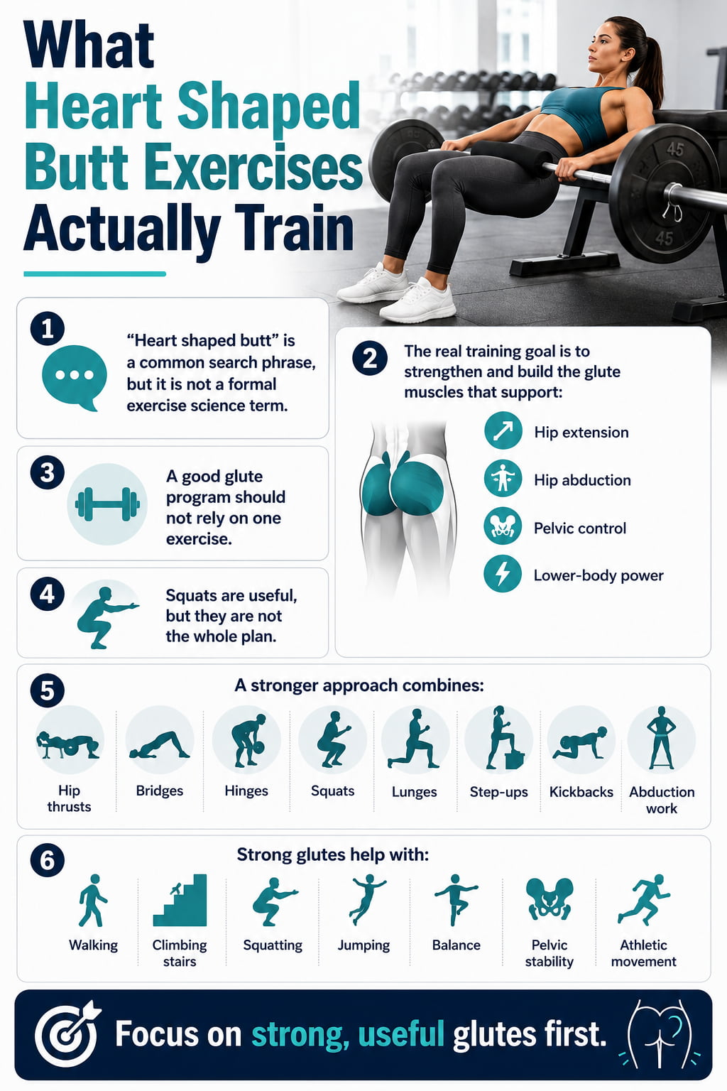 What Heart Shaped Butt Exercises Actually Train