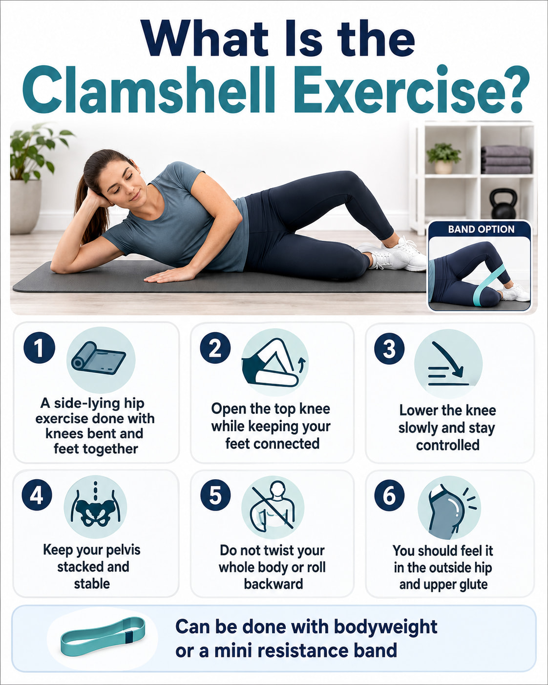 What Is the Clamshell Exercise?