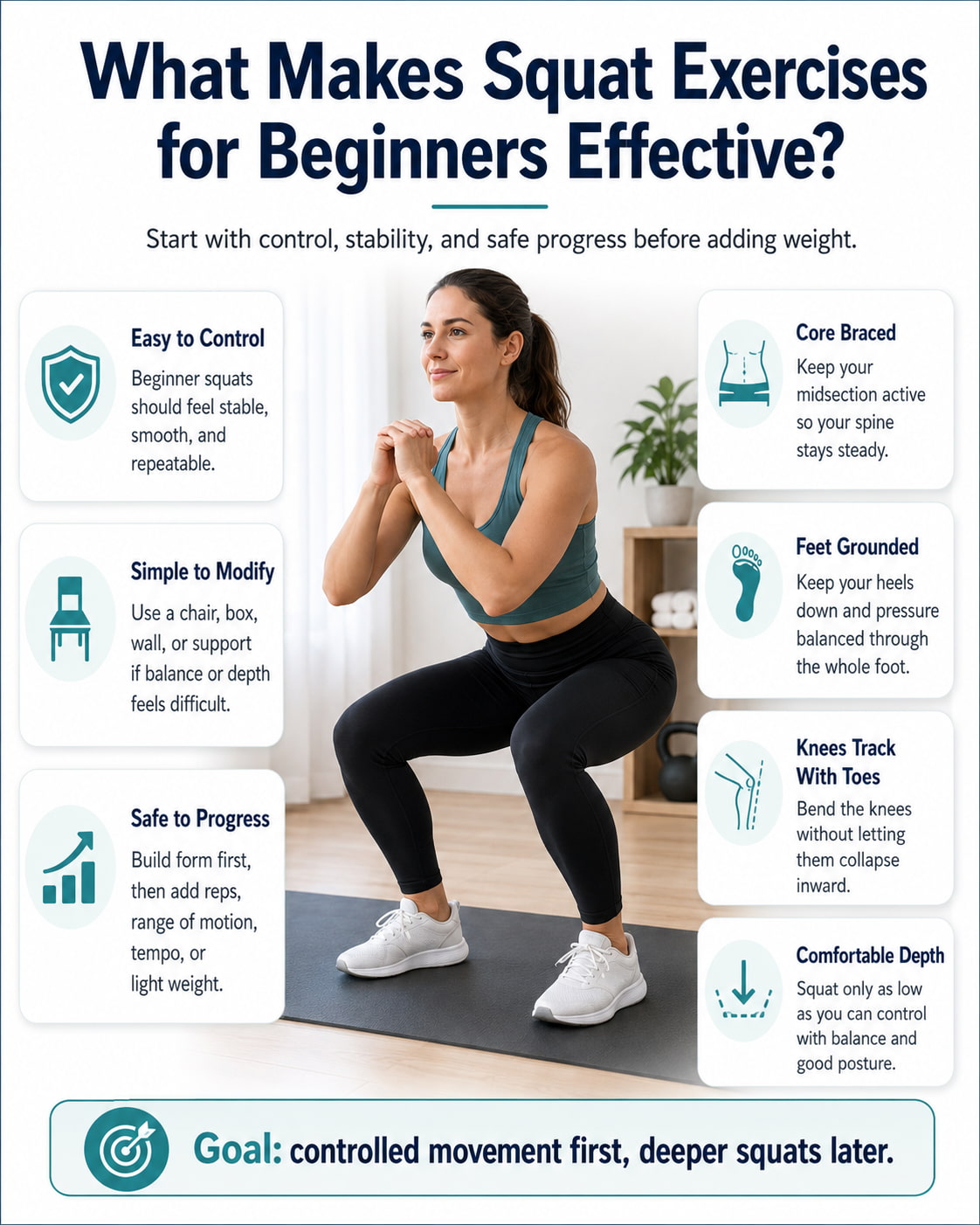 What Makes Squat Exercises for Beginners Effective?