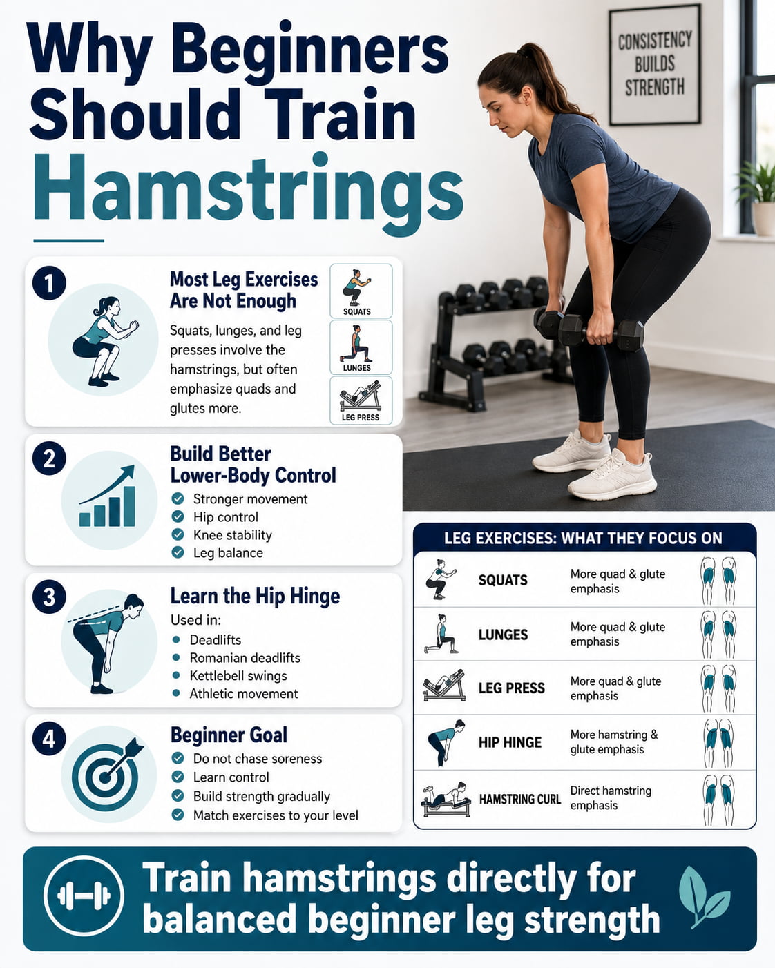 Why Beginners Should Train Hamstrings