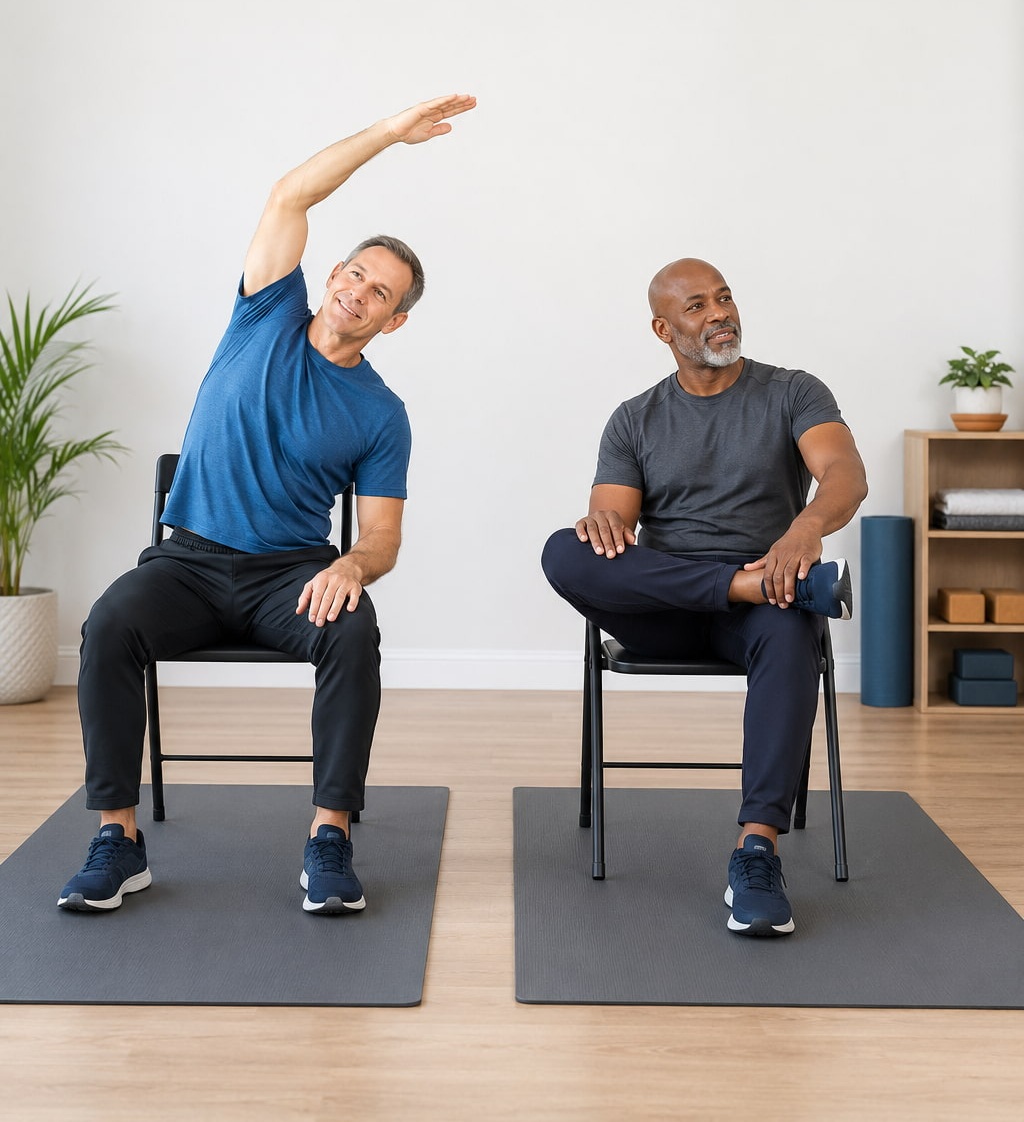 10 Best Chair Yoga Exercises for Men to Improve Mobility