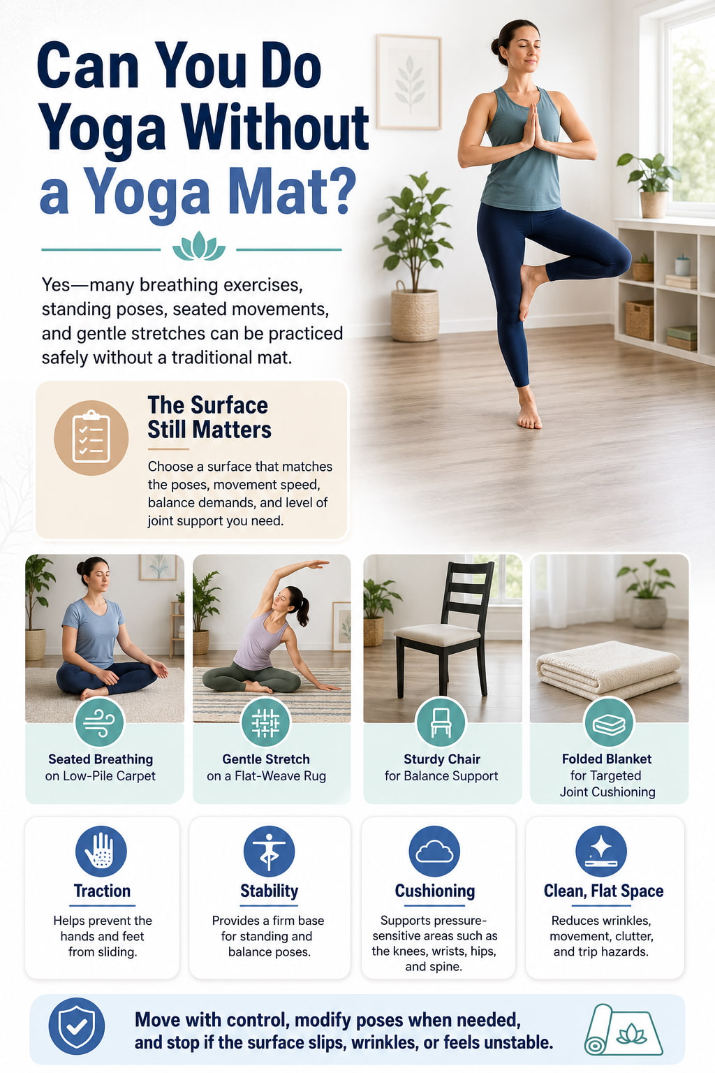 Can You Do Yoga Without a Yoga Mat?