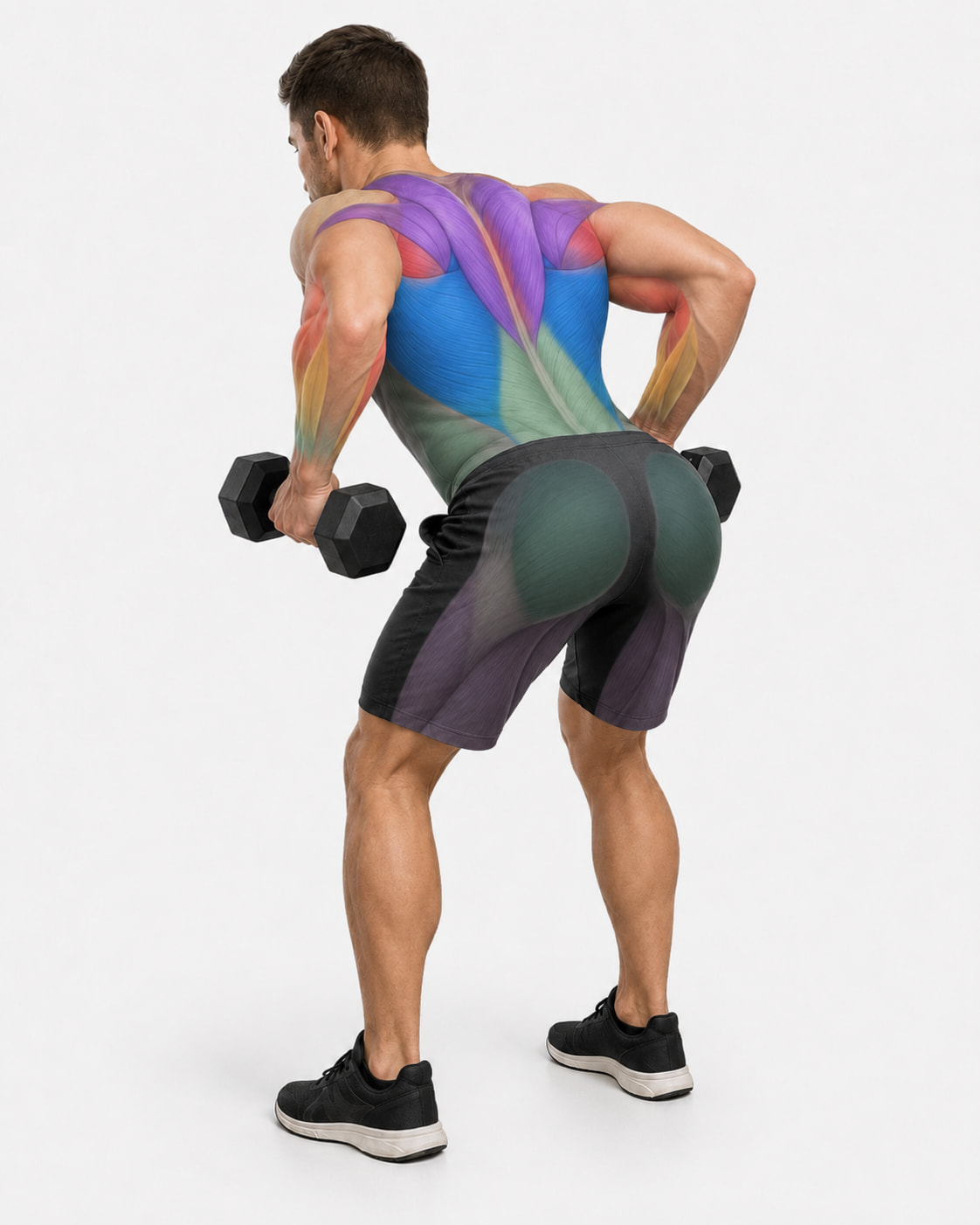 Dumbbell Bent-Over Row Muscles Worked