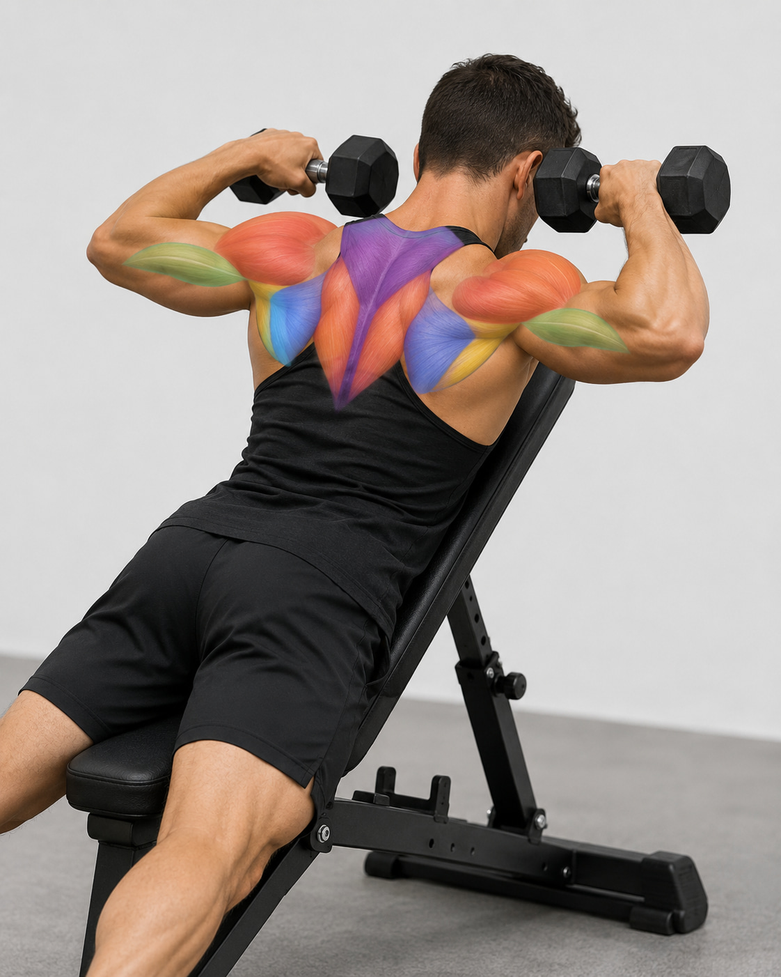 Dumbbell Face Pull Muscles Worked