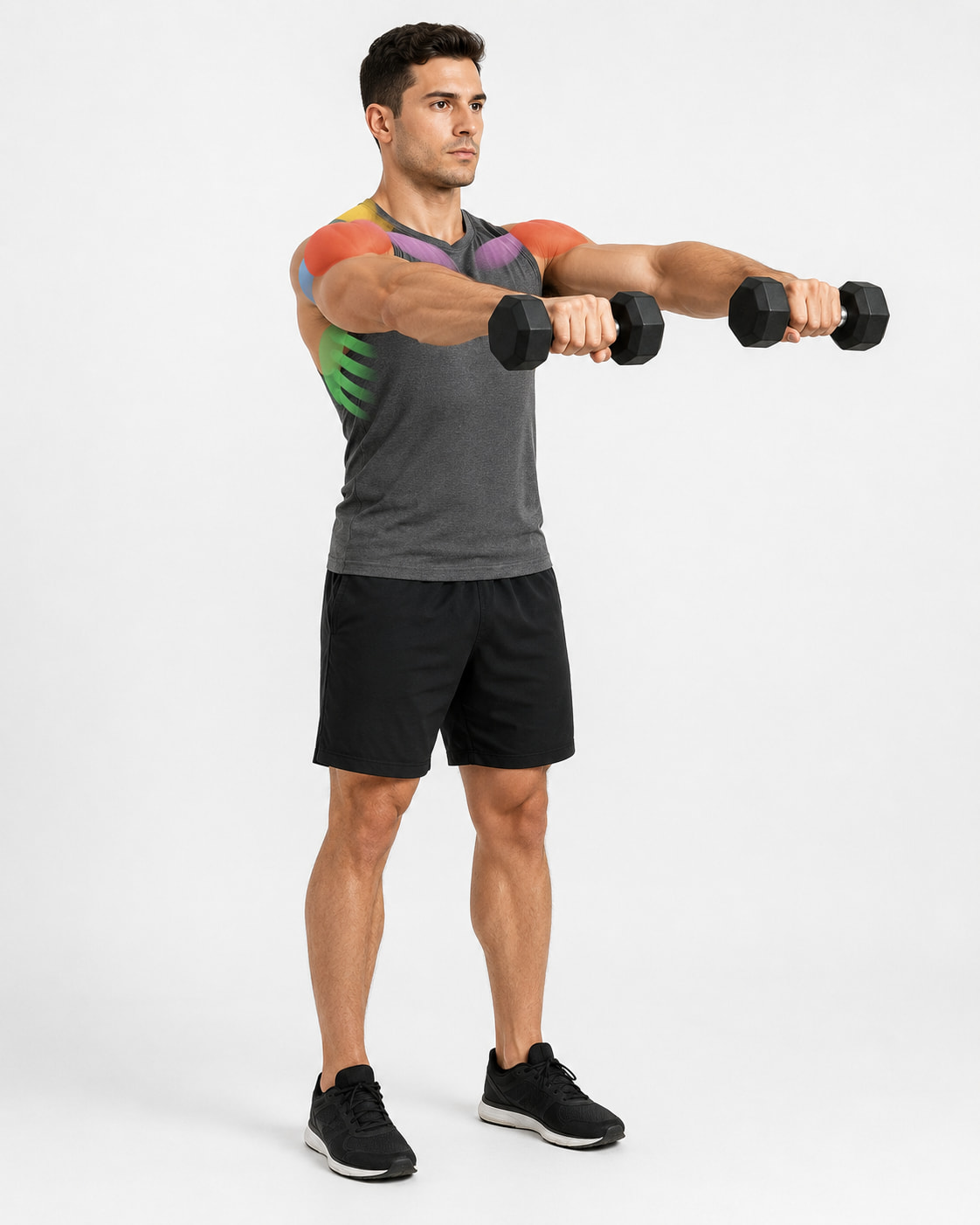 Dumbbell Front Raise Muscles Worked
