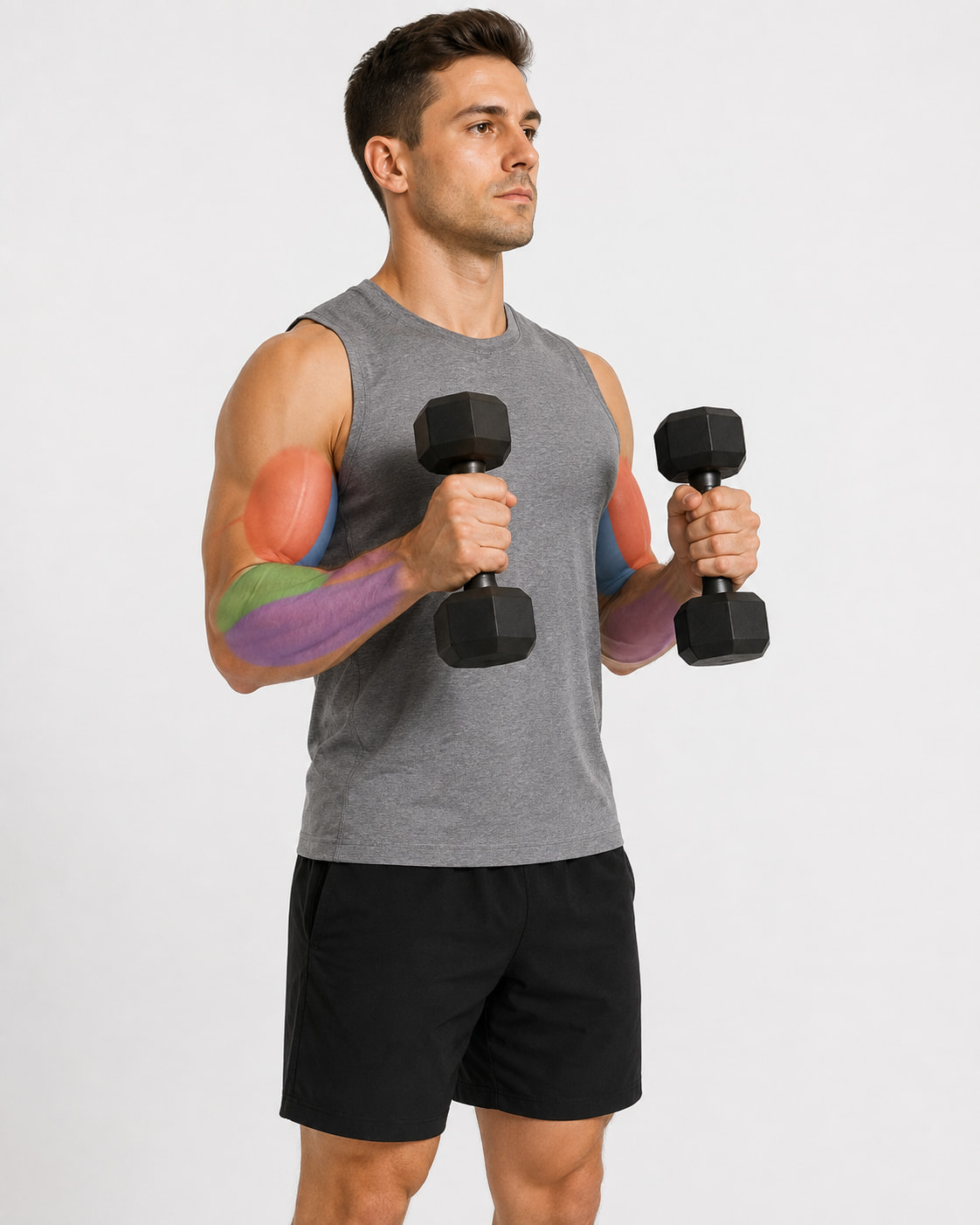 Dumbbell Hammer Curls Muscles Worked