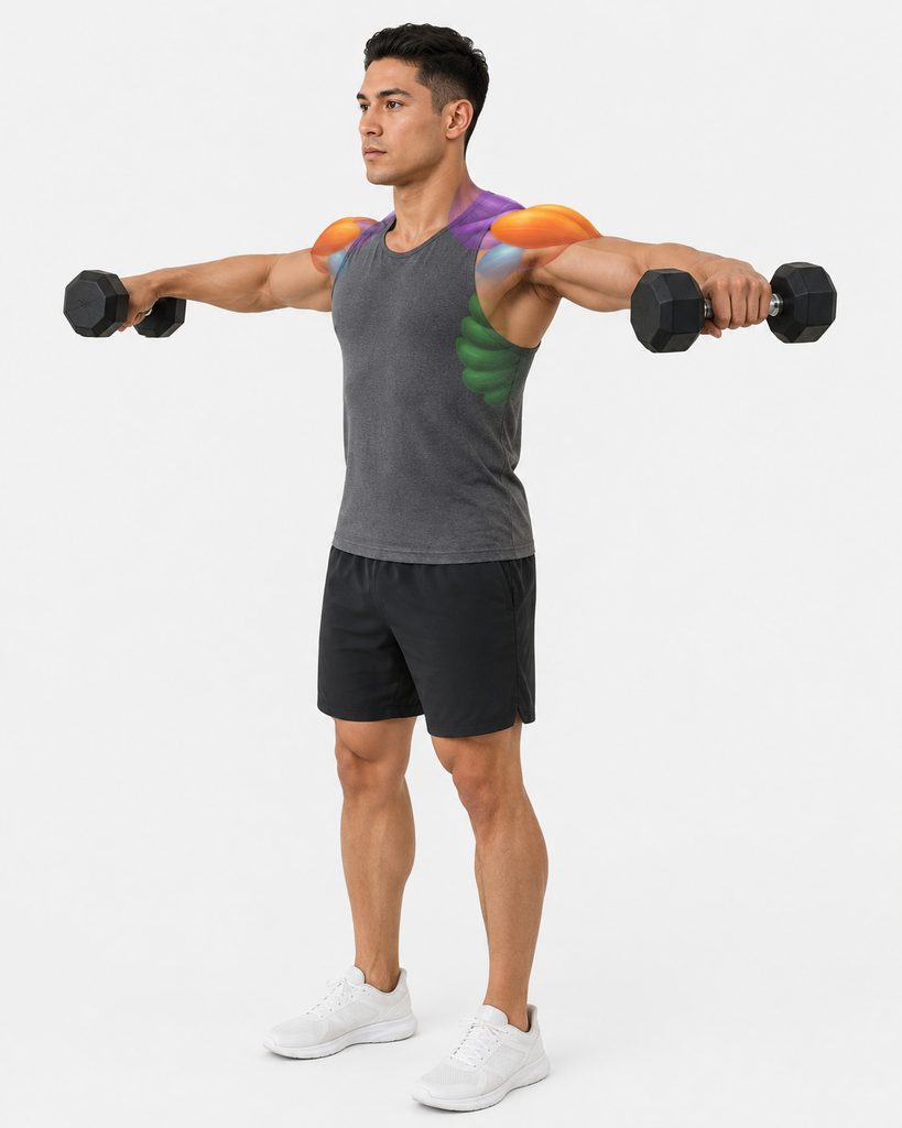 Dumbbell Lat Raise Muscles Worked