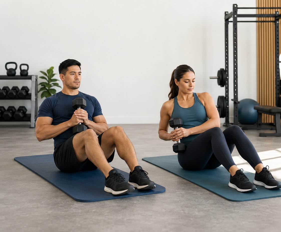 Dumbbell Russian Twist