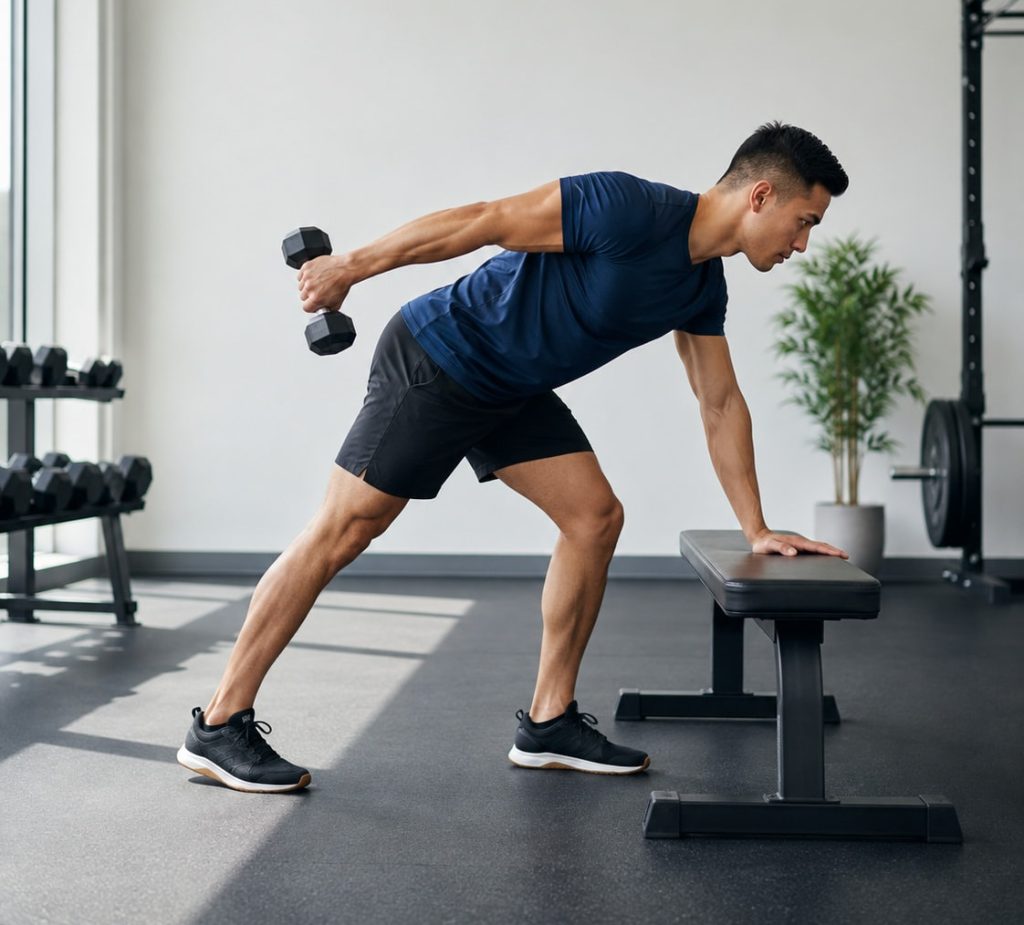 Dumbbell Tricep Kickback How to Do It With Proper Form