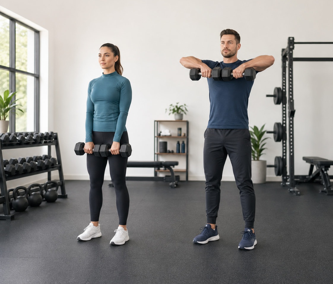 Dumbbell Upright Row