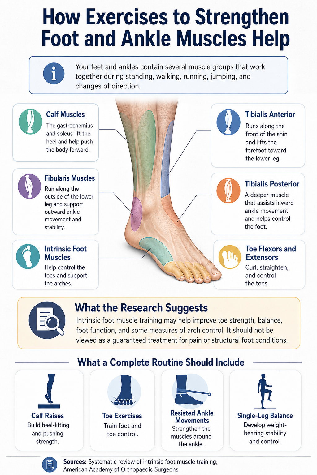 How Exercises to Strengthen Foot and Ankle Muscles Help