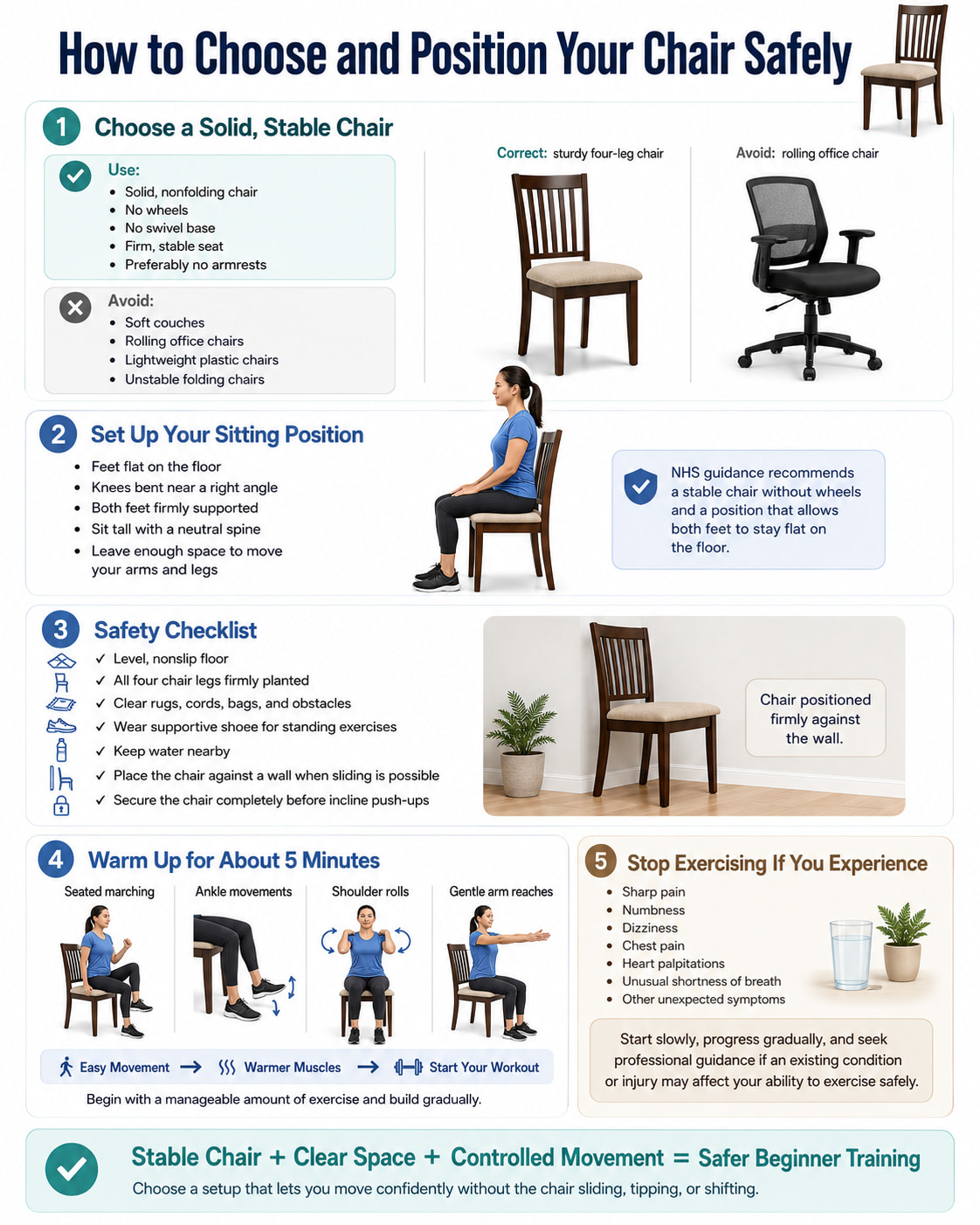 How to Choose and Position Your Chair Safely