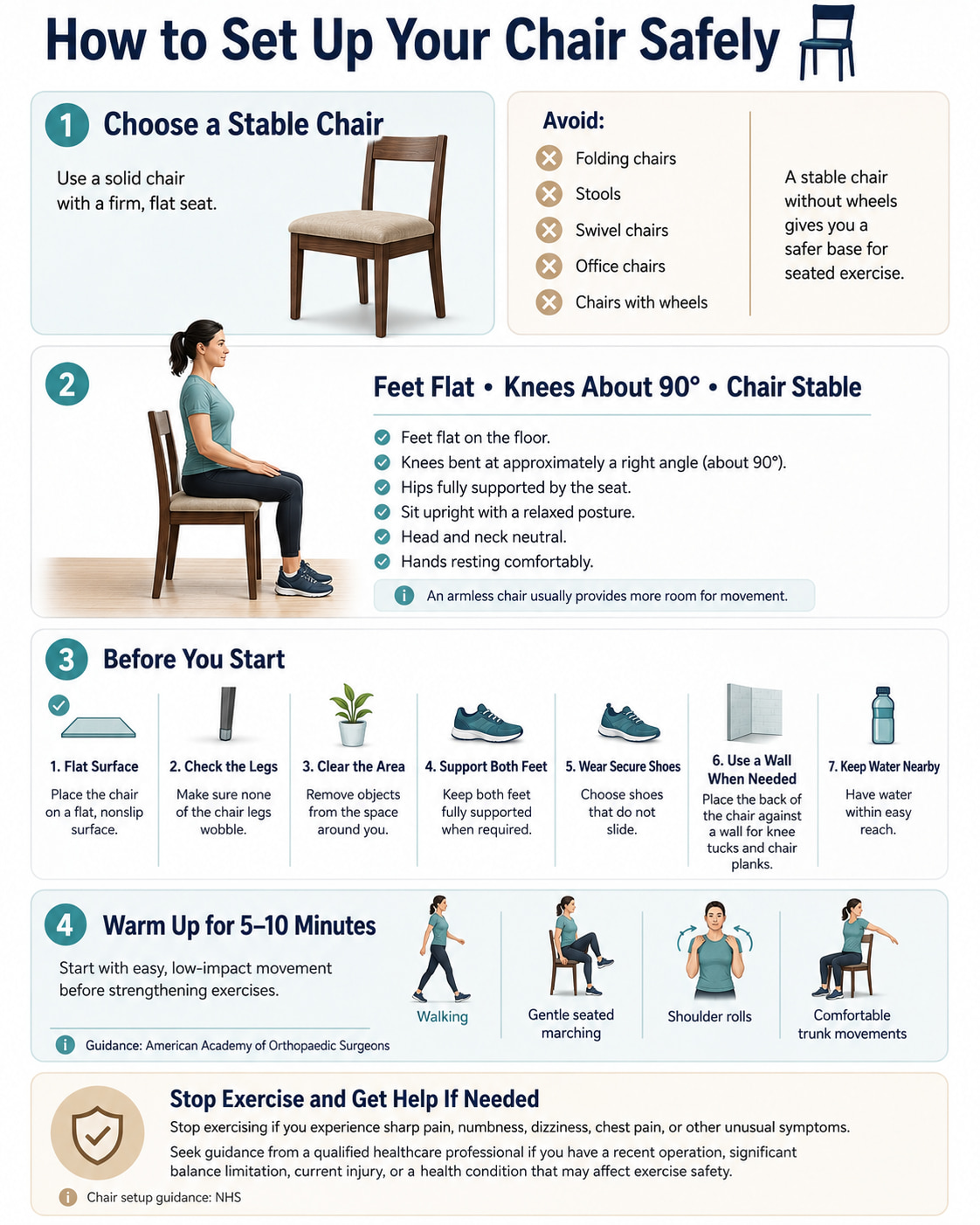 How to Set Up Your Chair Safely