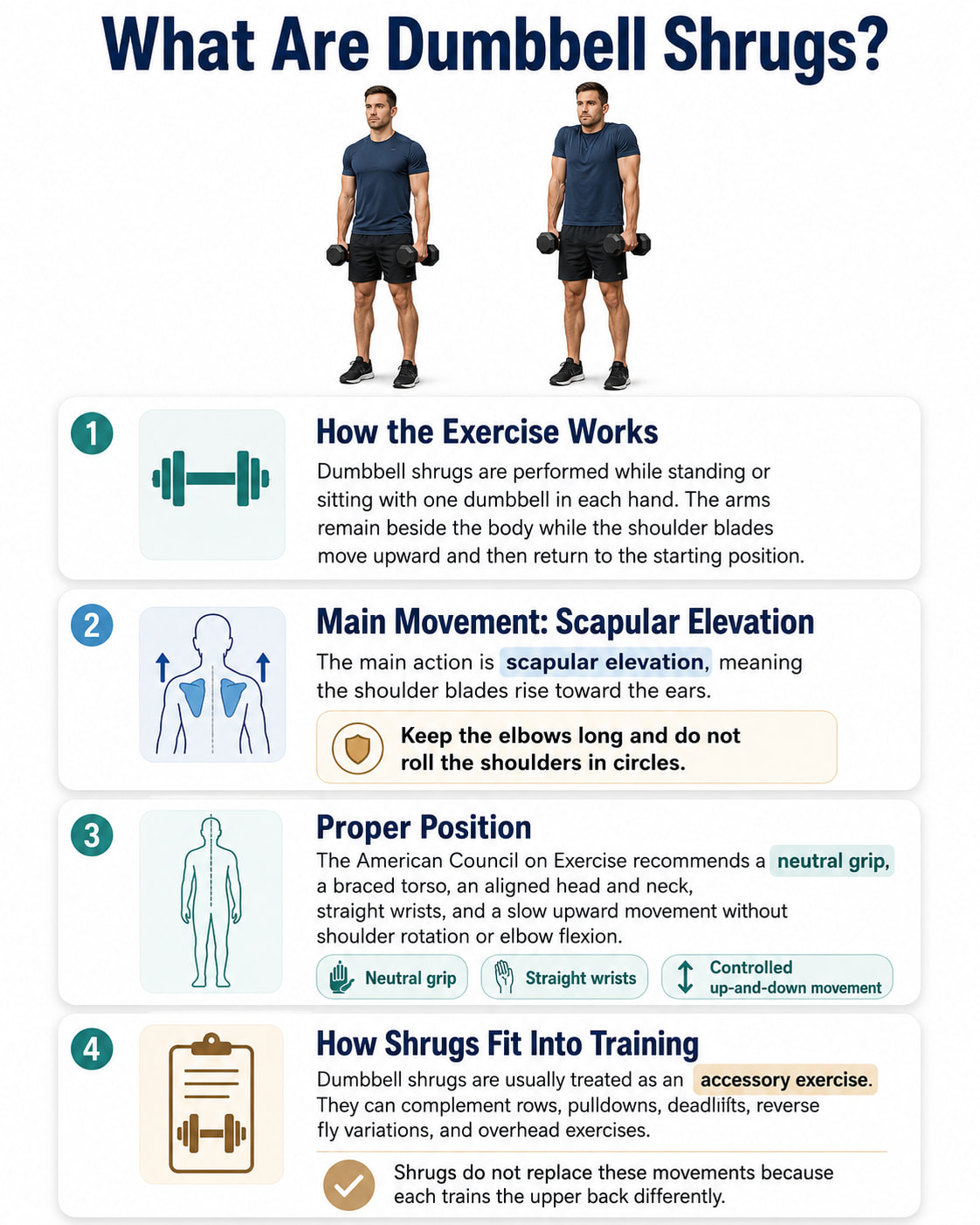 What Are Dumbbell Shrugs?
