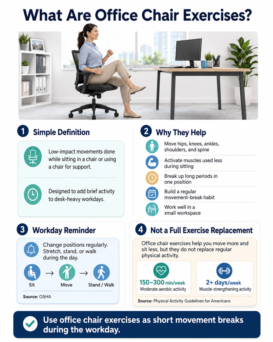 What Are Office Chair Exercises?