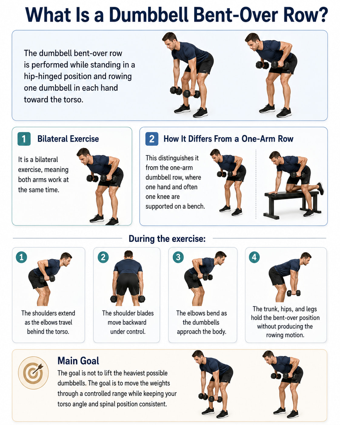 What Is a Dumbbell Bent-Over Row?