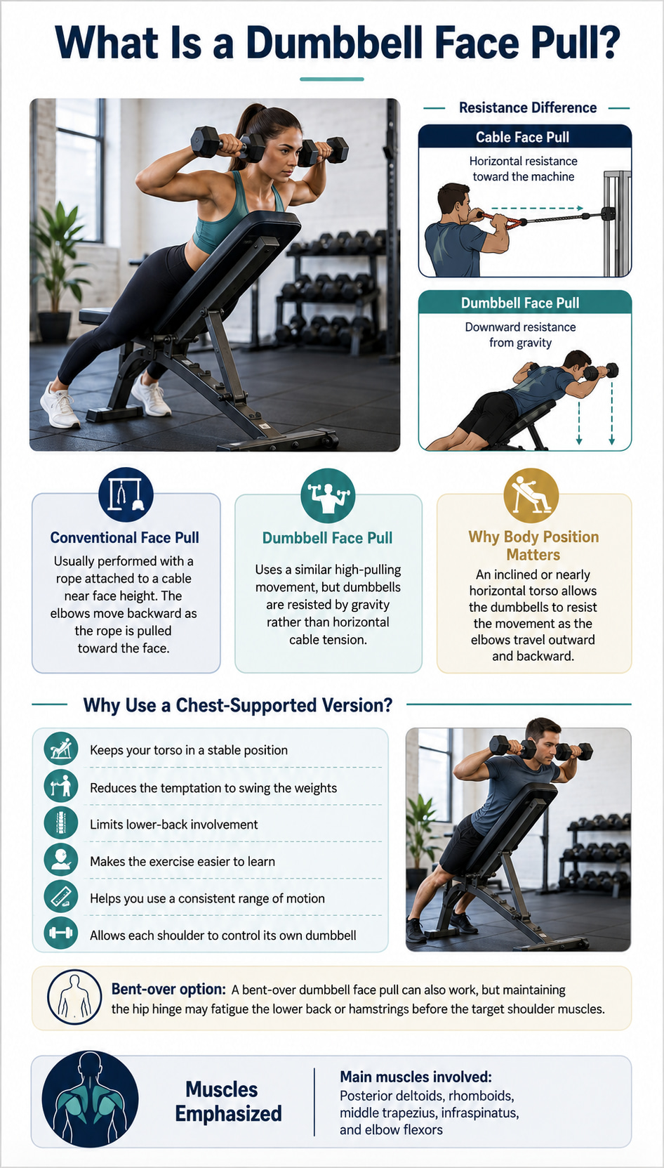 What Is a Dumbbell Face Pull?