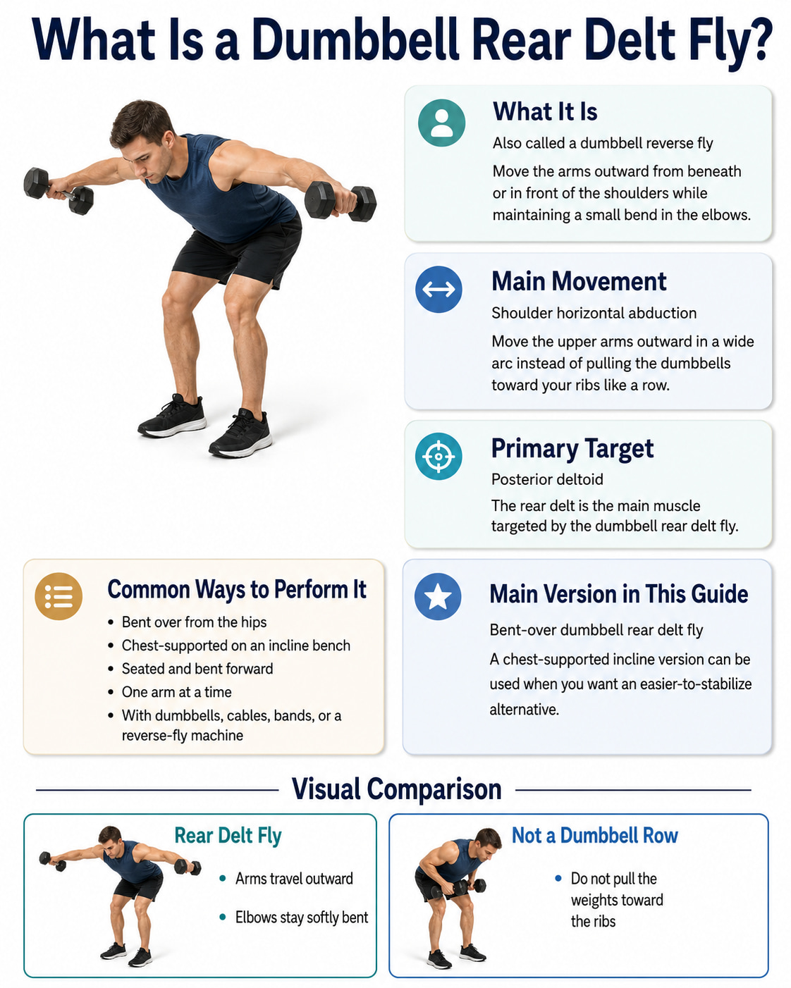 What Is a Dumbbell Rear Delt Fly?
