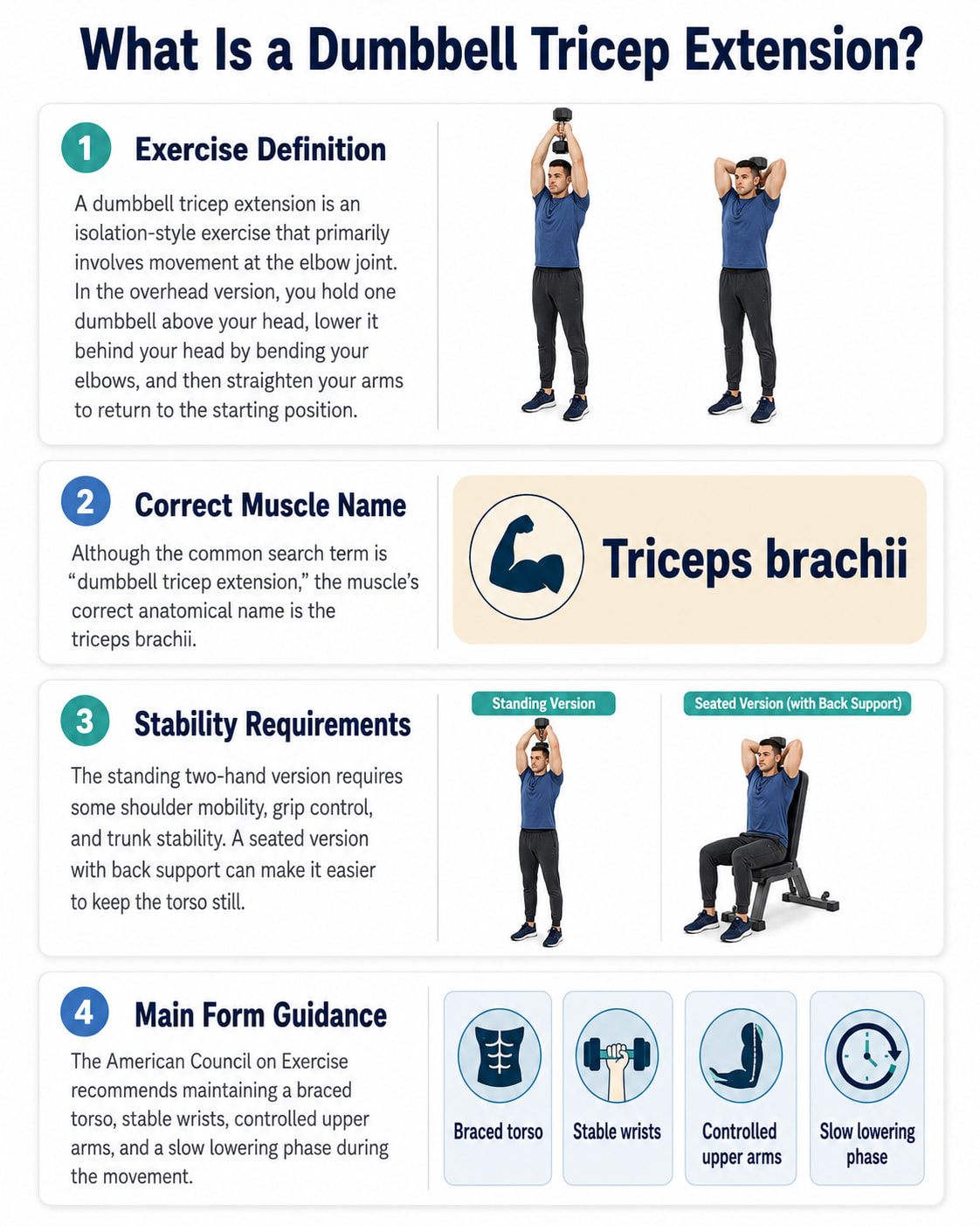 What Is a Dumbbell Tricep Extension?
