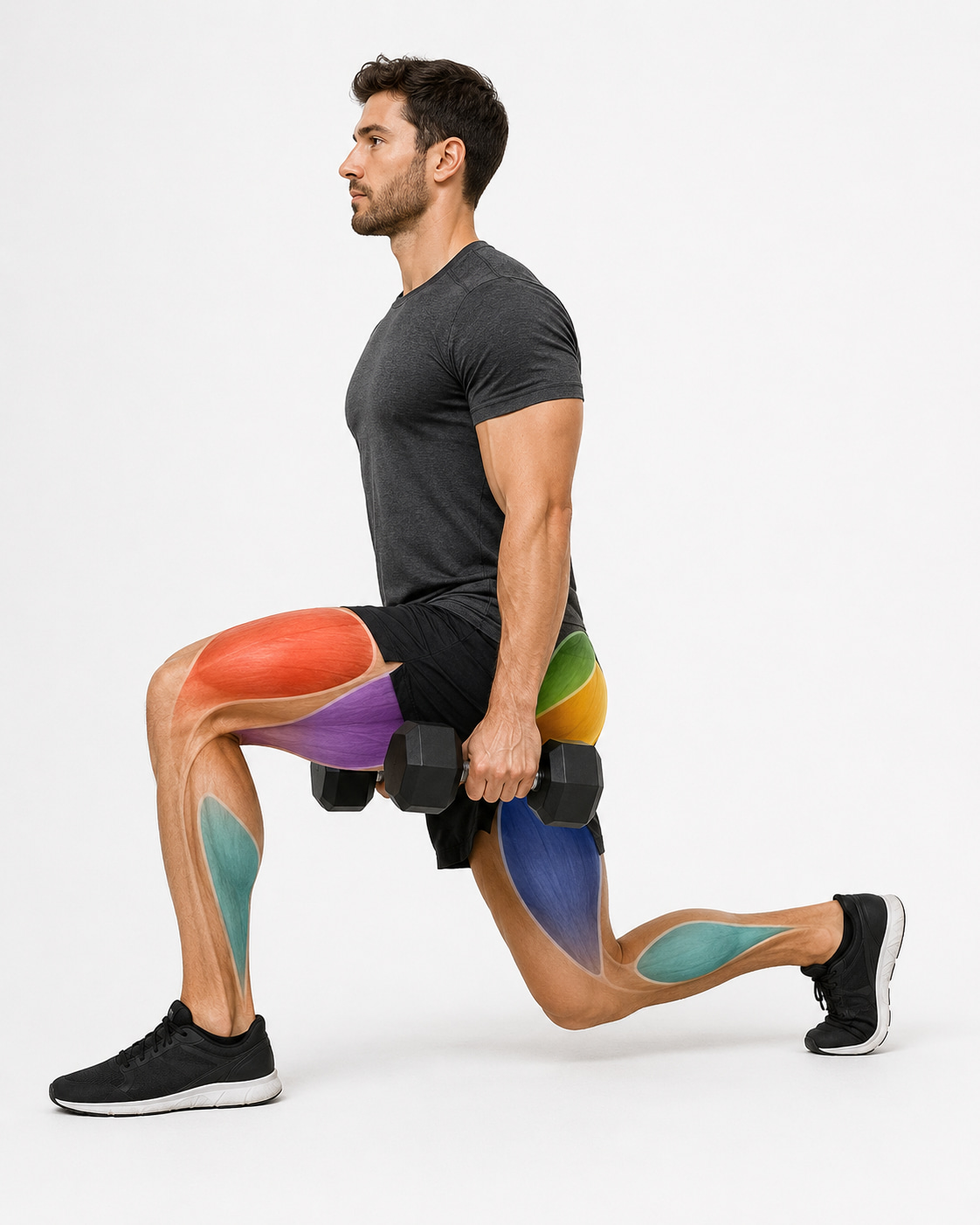 What Muscles Do Dumbbell Leg Exercises Work?