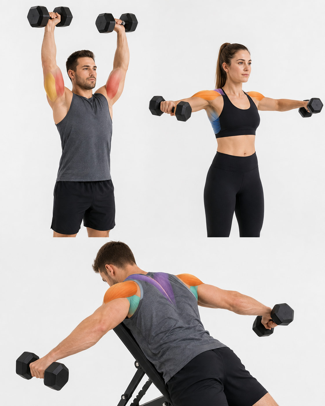 What Muscles Do Dumbbell Shoulder Exercises Work?