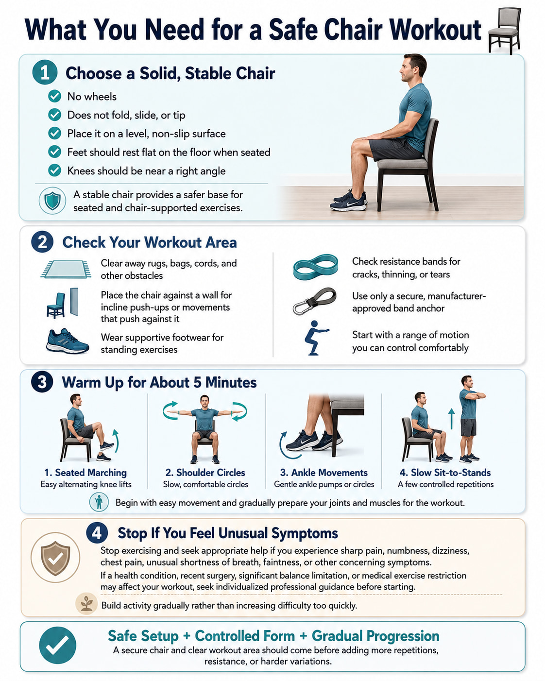 What You Need for a Safe Chair Workout