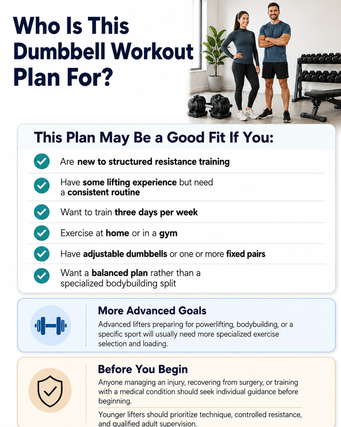 Who Is This Dumbbell Workout Plan For?