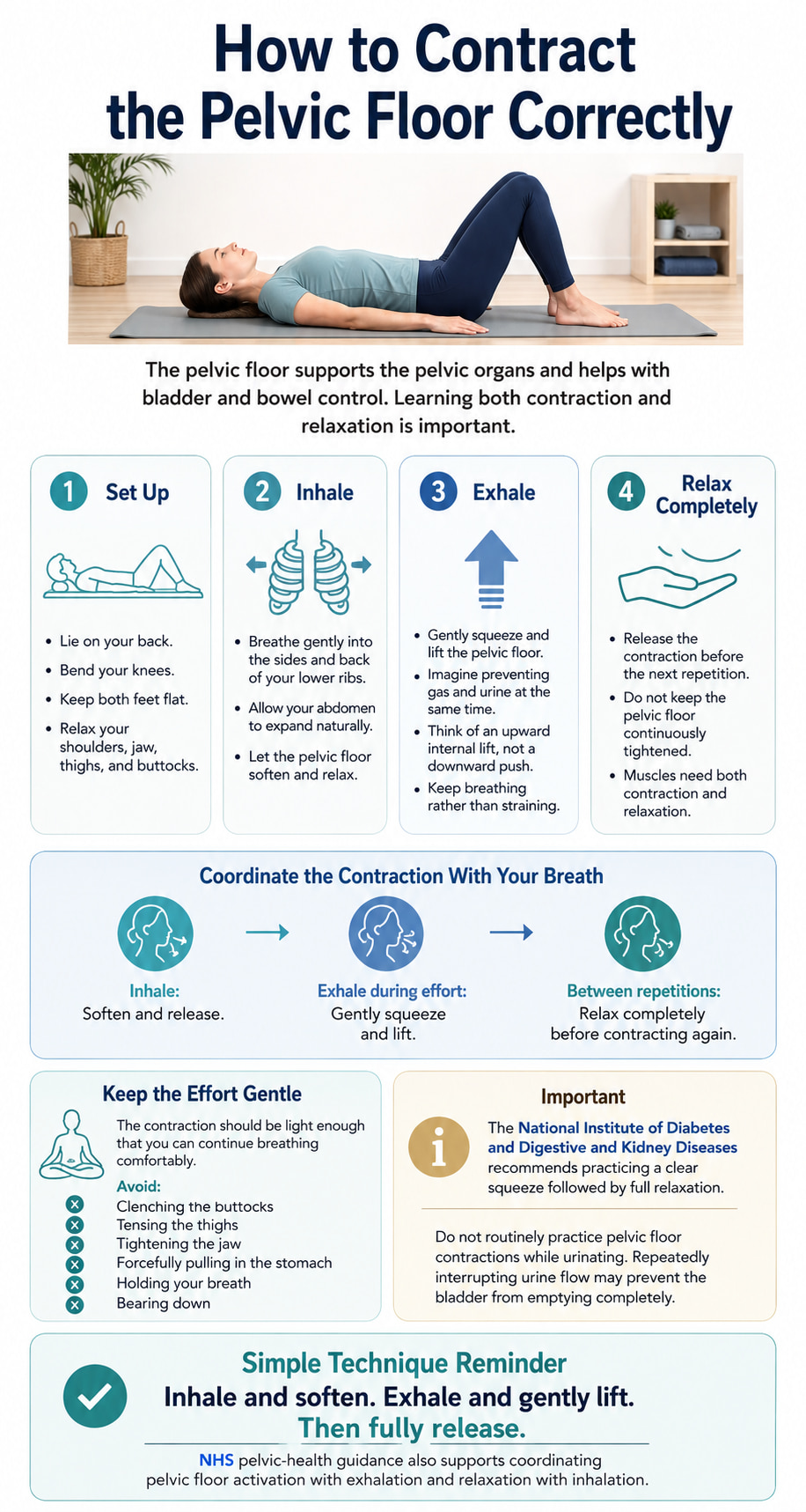 How to Contract the Pelvic Floor Correctly