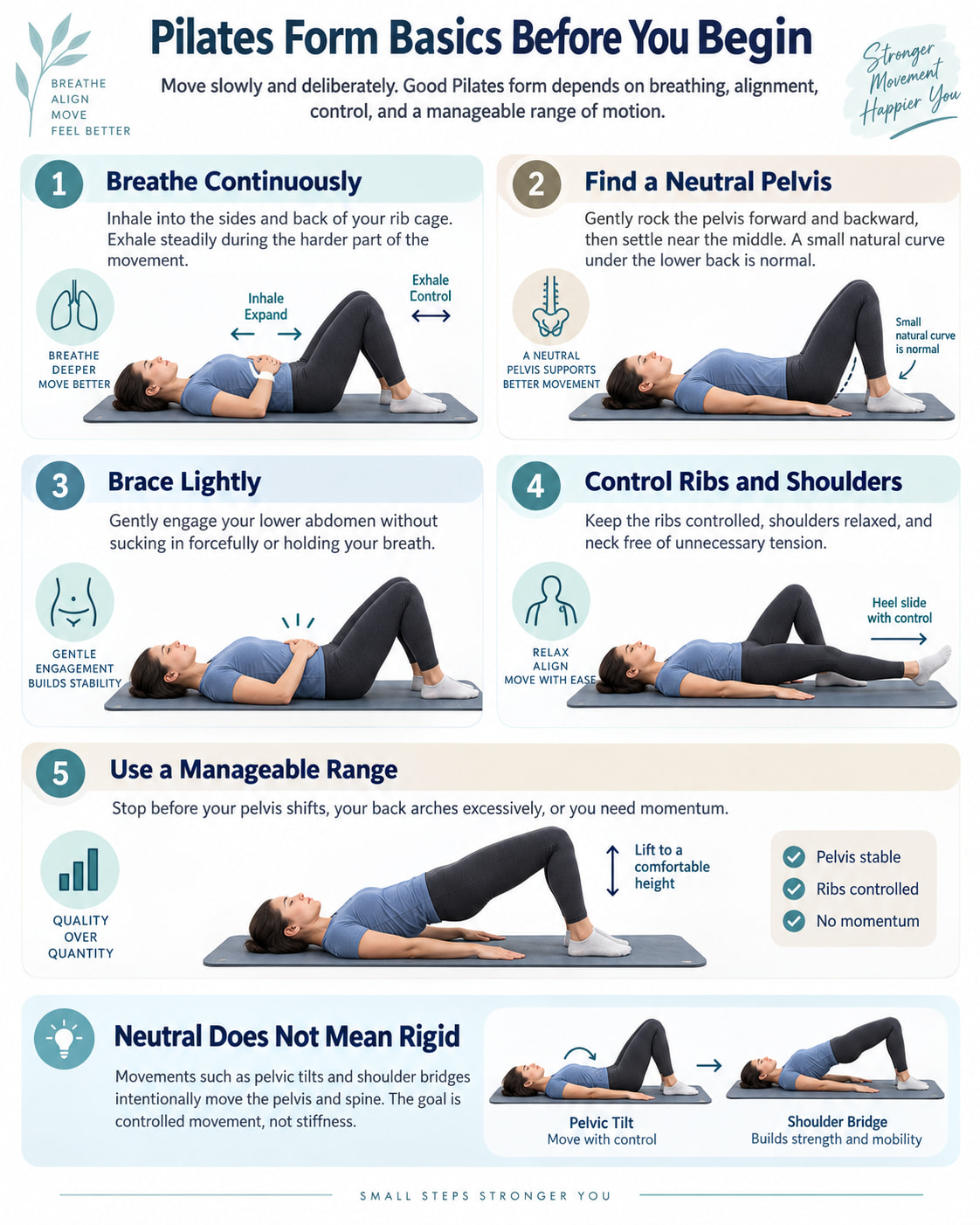 Pilates Form Basics Before You Begin