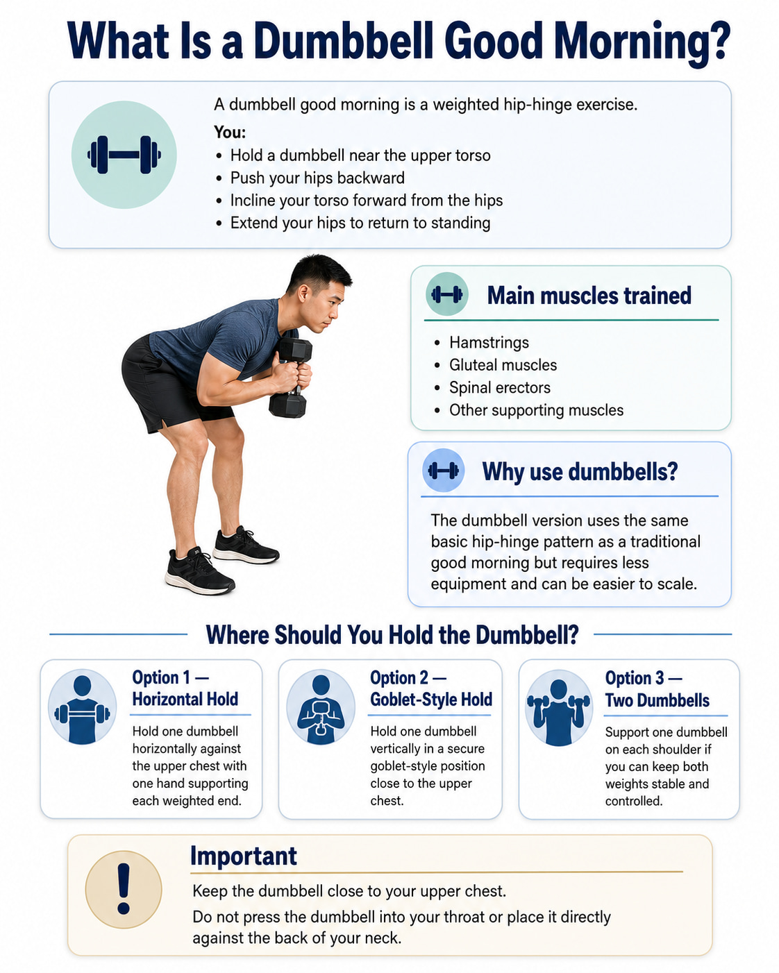 What Is a Dumbbell Good Morning?